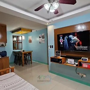 Апарт-отель Cozy 2br Staycation With Balcony Chateau Elysee For 4-6 Pax, Paranaque City